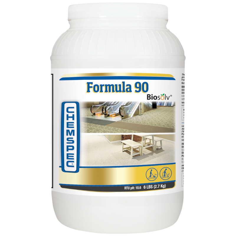 Powdered Formula 90 carpet pre-spray