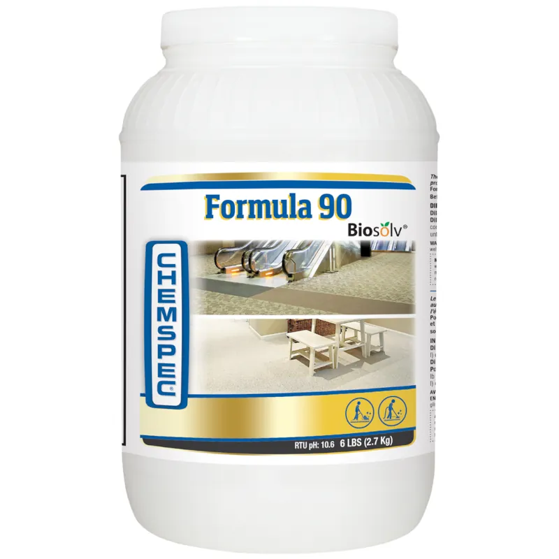 Powdered Formula 90 carpet pre-spray