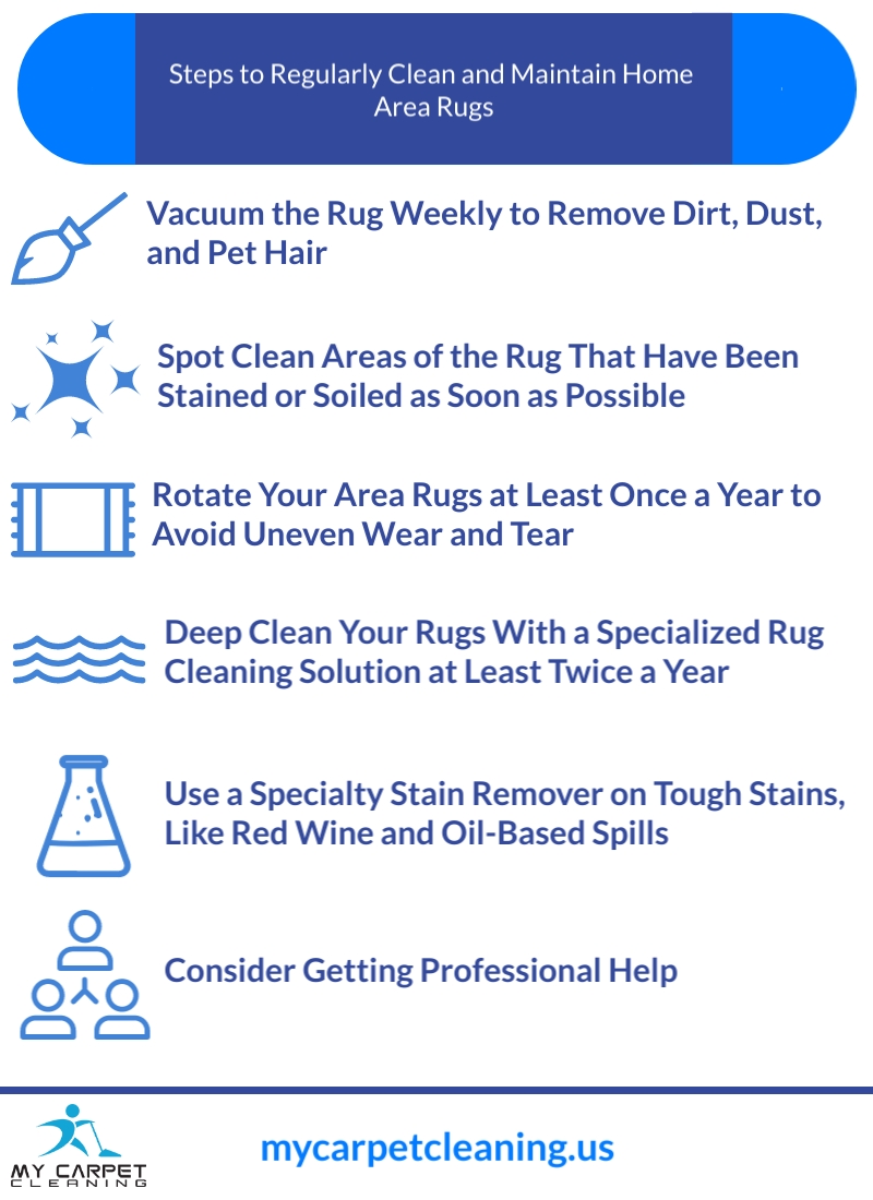 Steps to Regularly Clean and Maintain Home Area Rugs