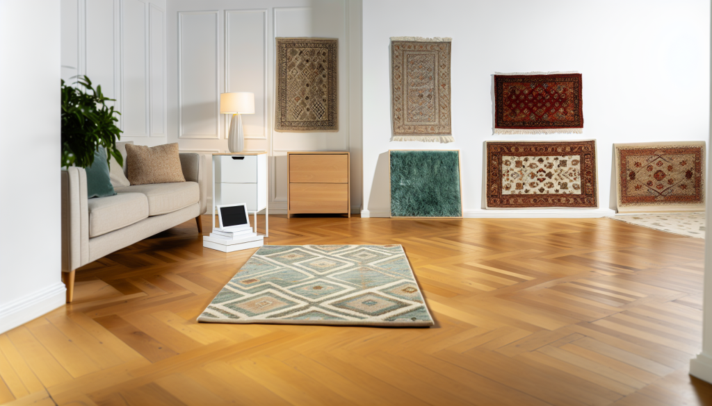 clean carpet in bland empty room with no personal