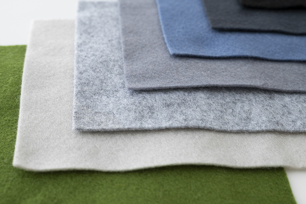 Different colors of carpets
