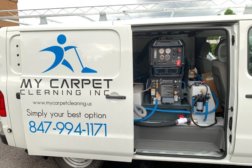 Barrington carpet cleaning service car